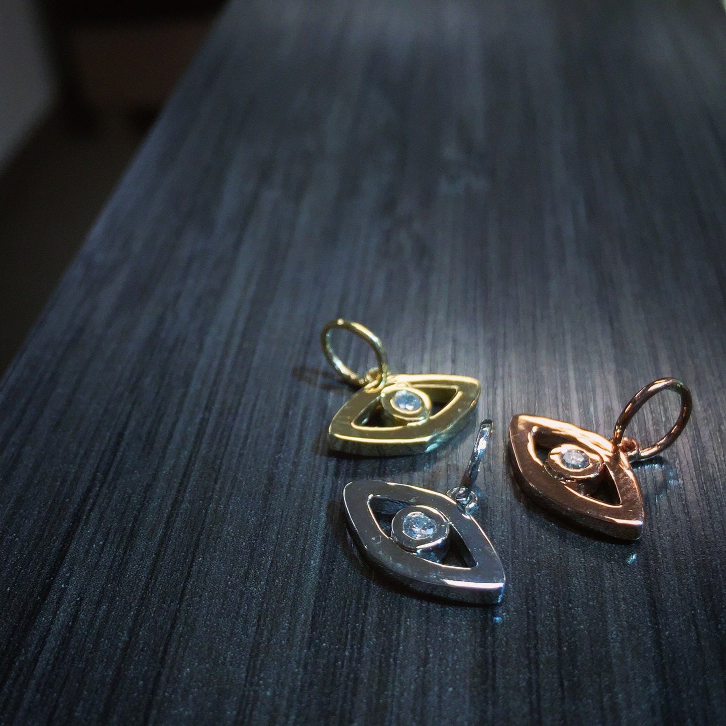 Diamond Evil Eye Pendant