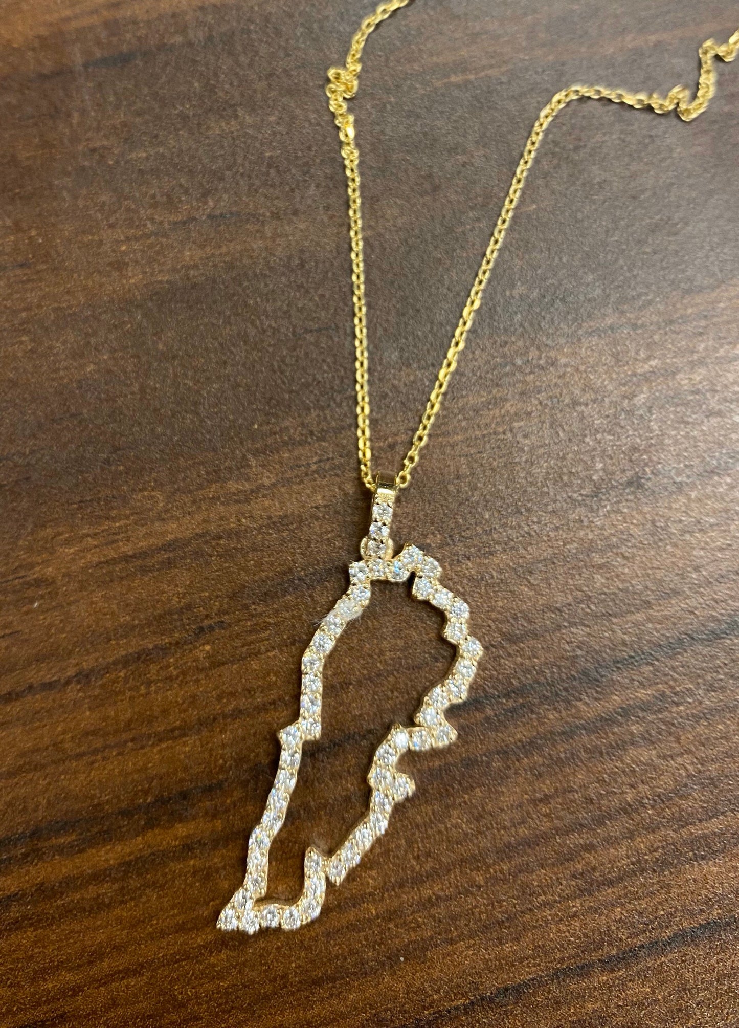 Diamond Outline of State/Country