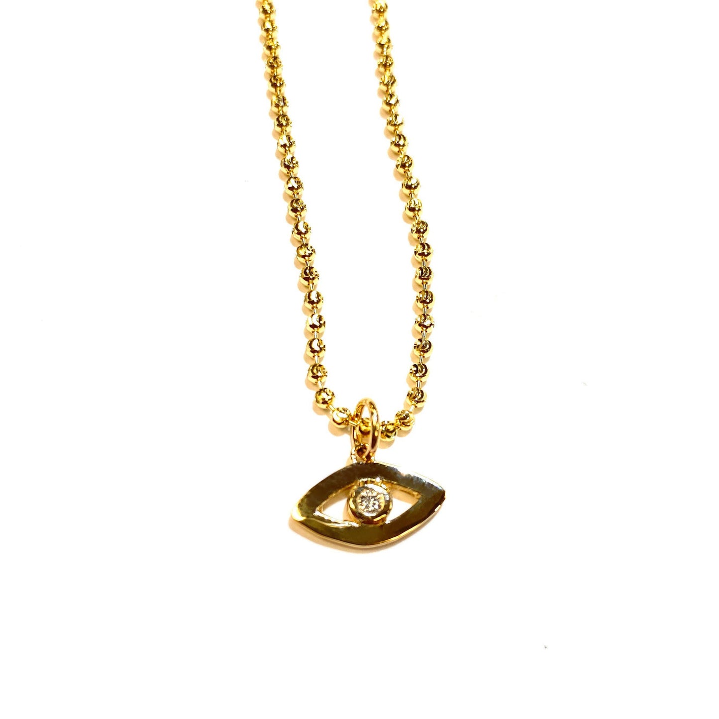 Single Diamond Evil Eye and Cassie Choker
