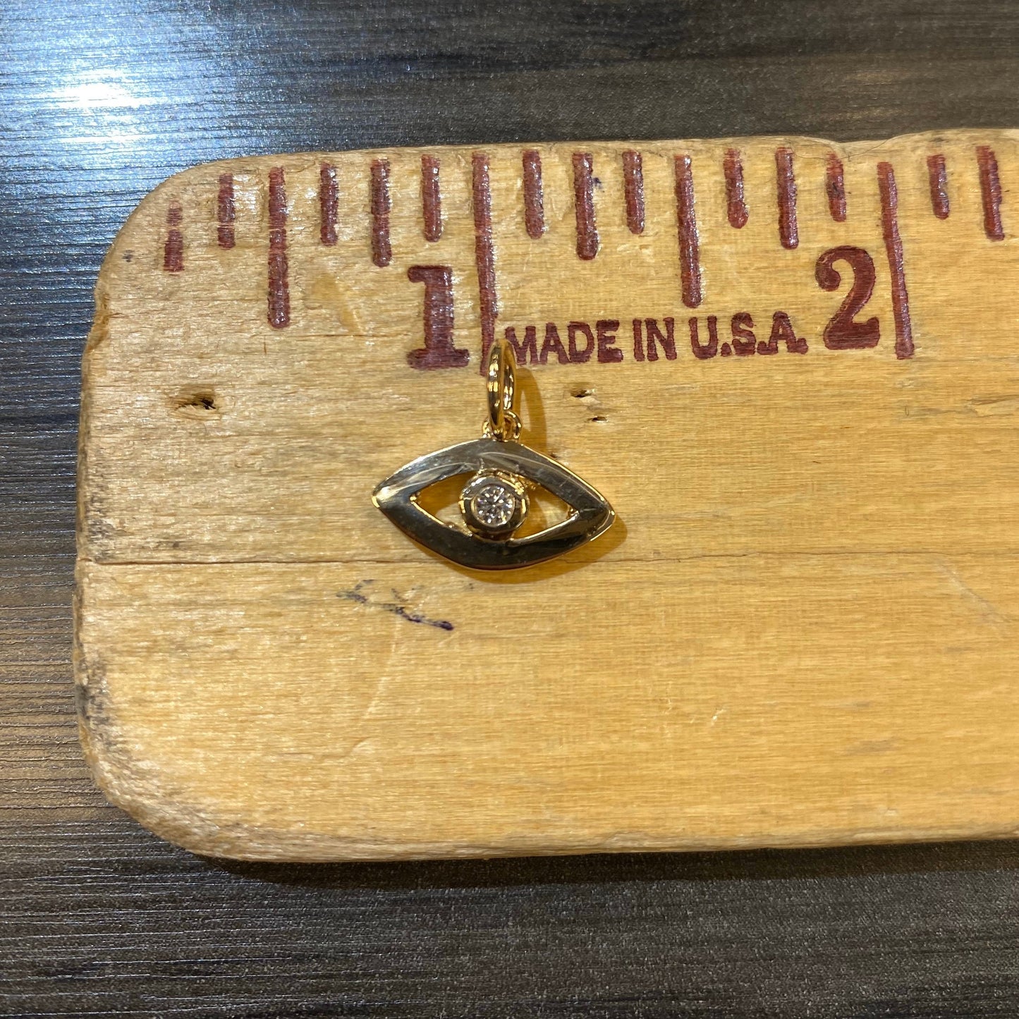 Diamond Evil Eye Pendant