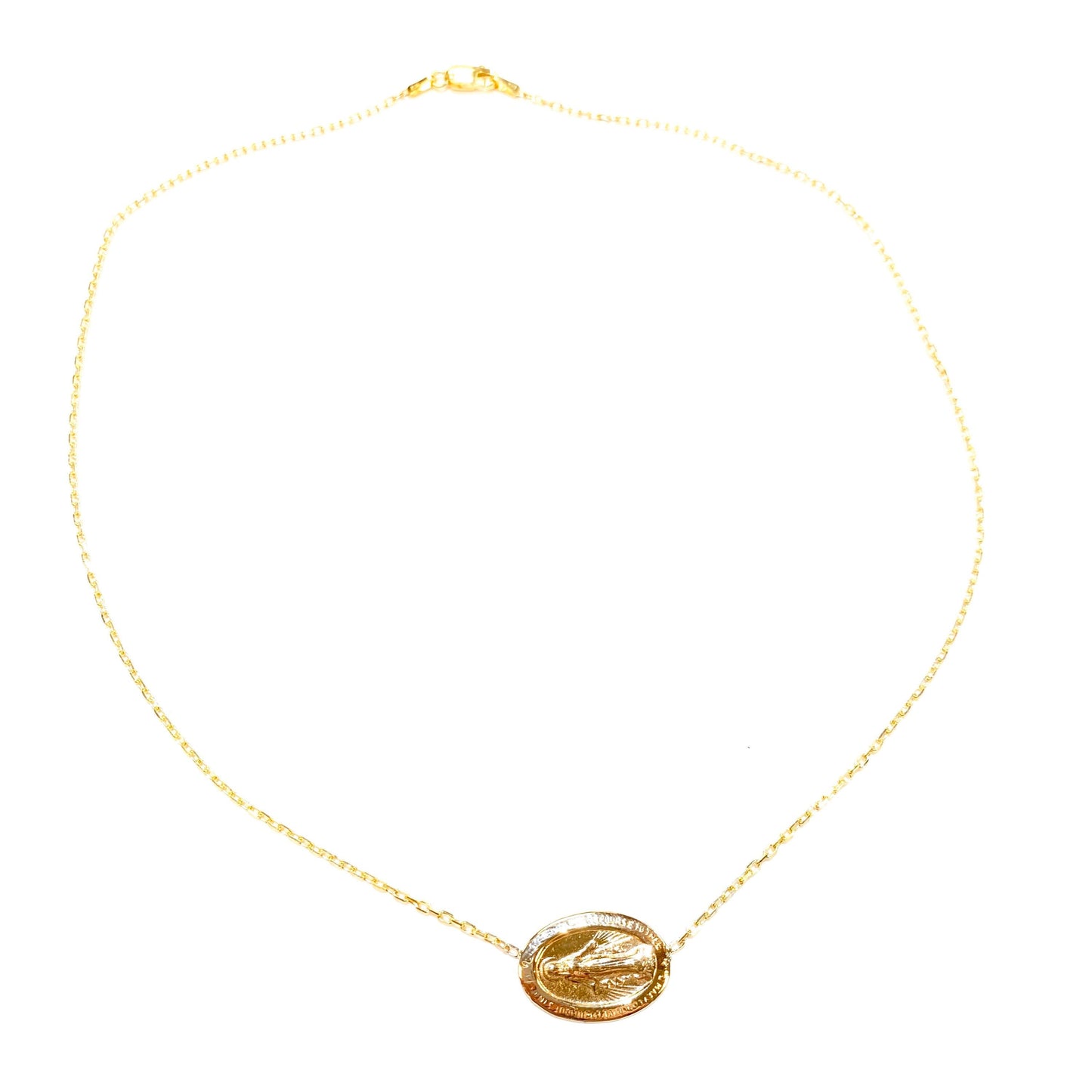 Sideways Mary Necklace