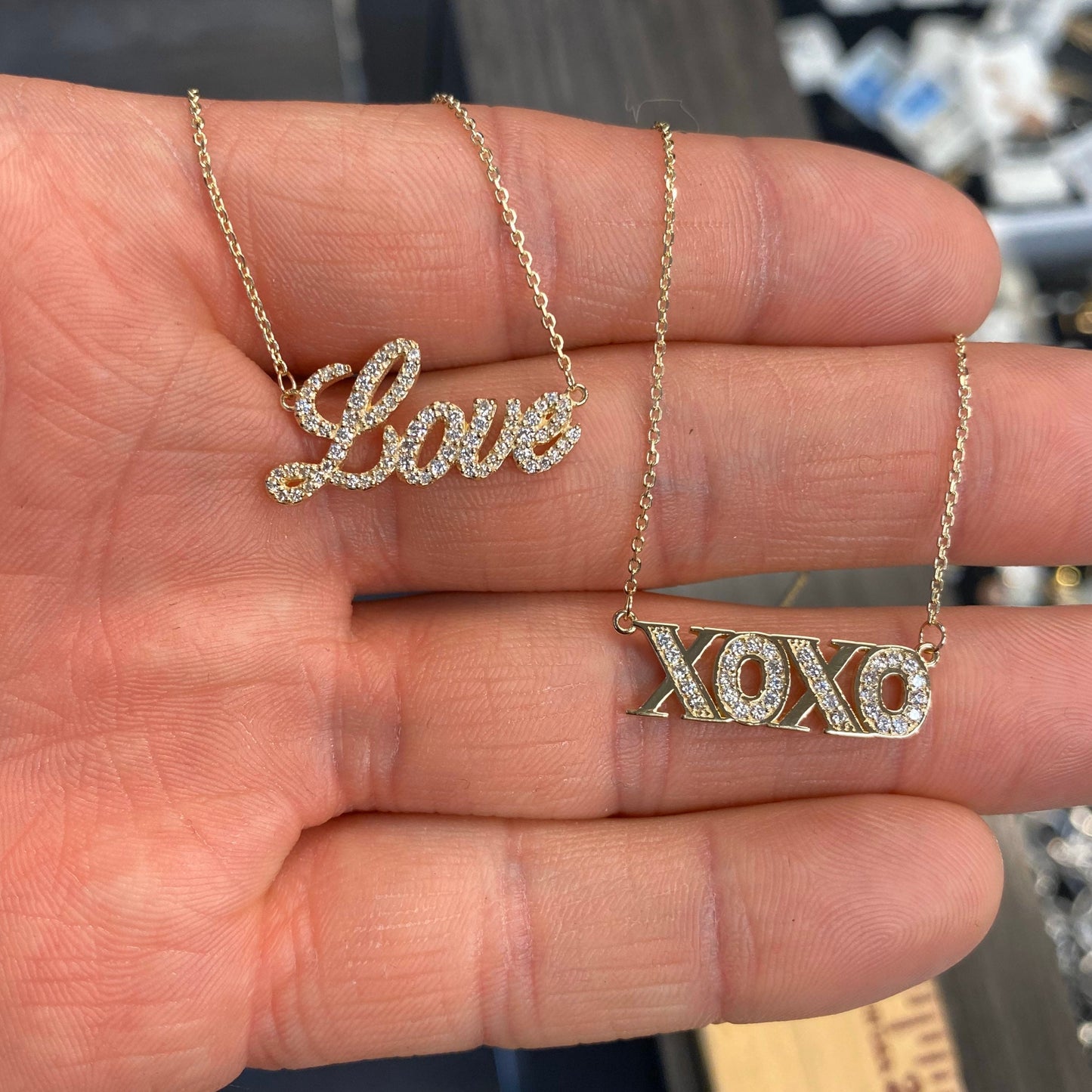 Diamond Love Necklace