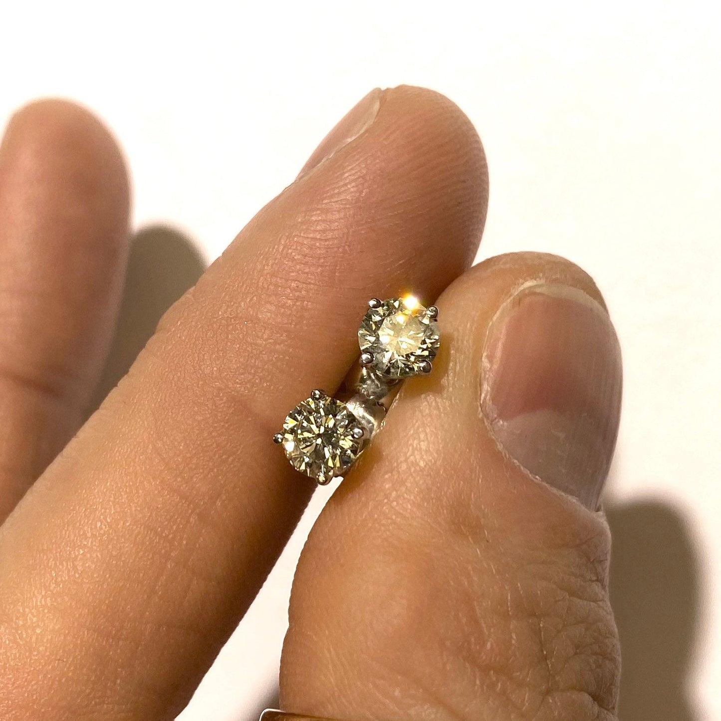 Diamond Stud Earrings