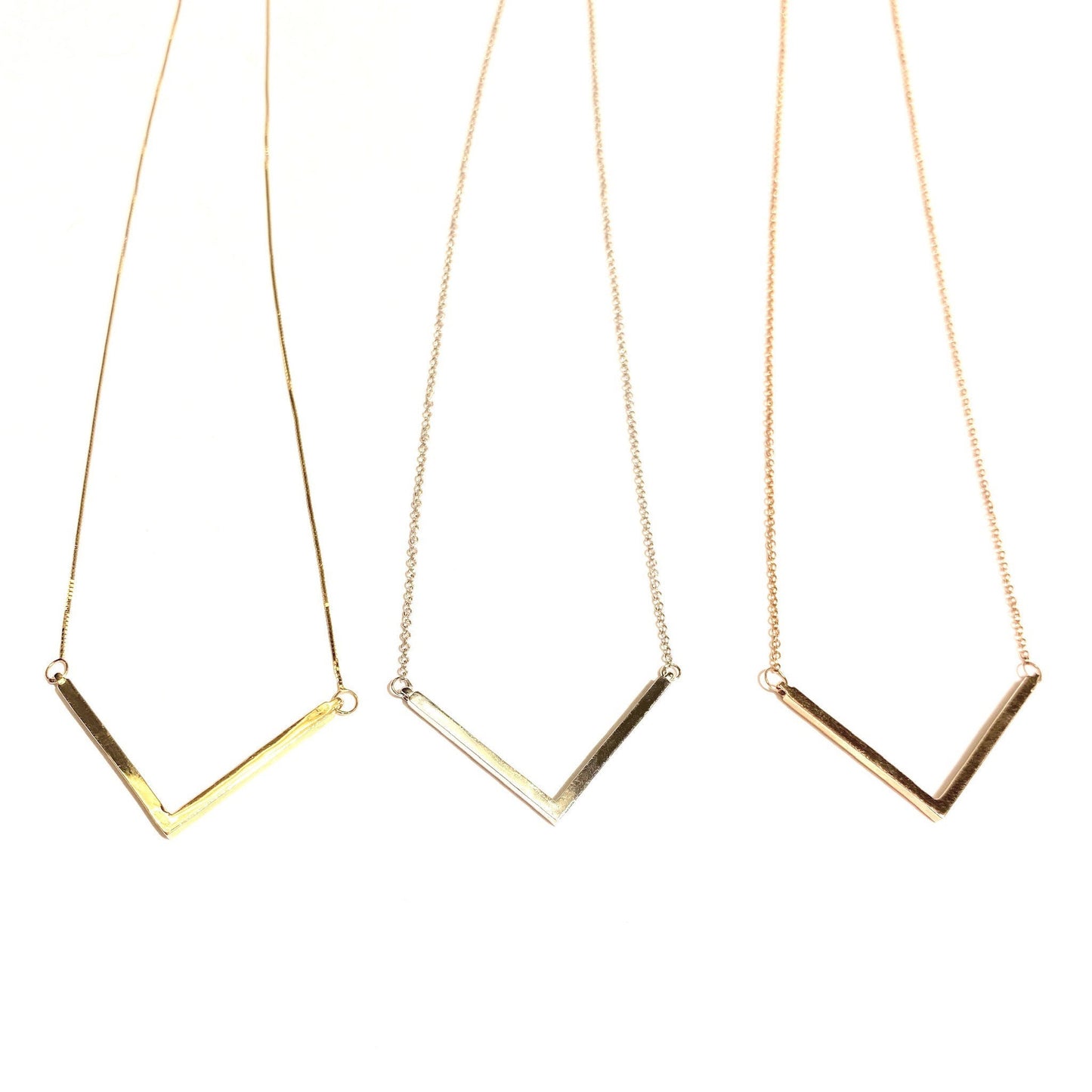V Bar Necklace