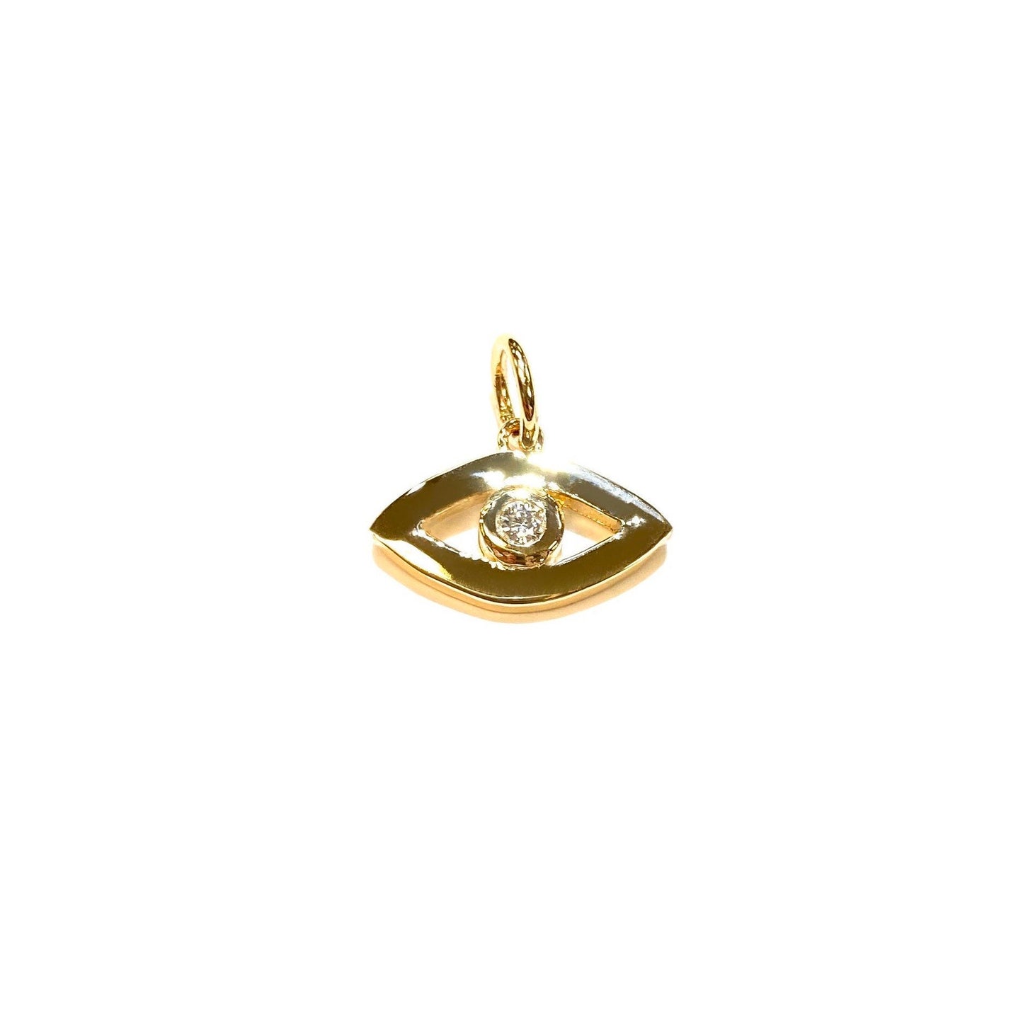 Diamond Evil Eye Pendant