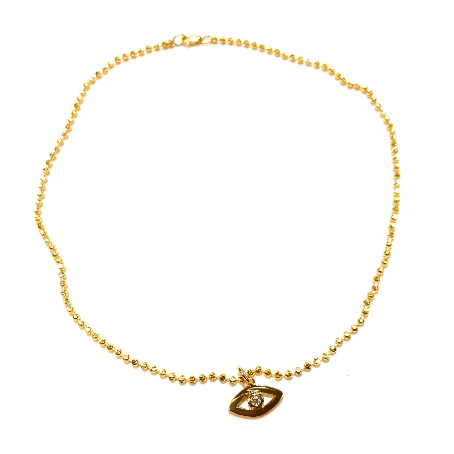 Single Diamond Evil Eye and Cassie Choker