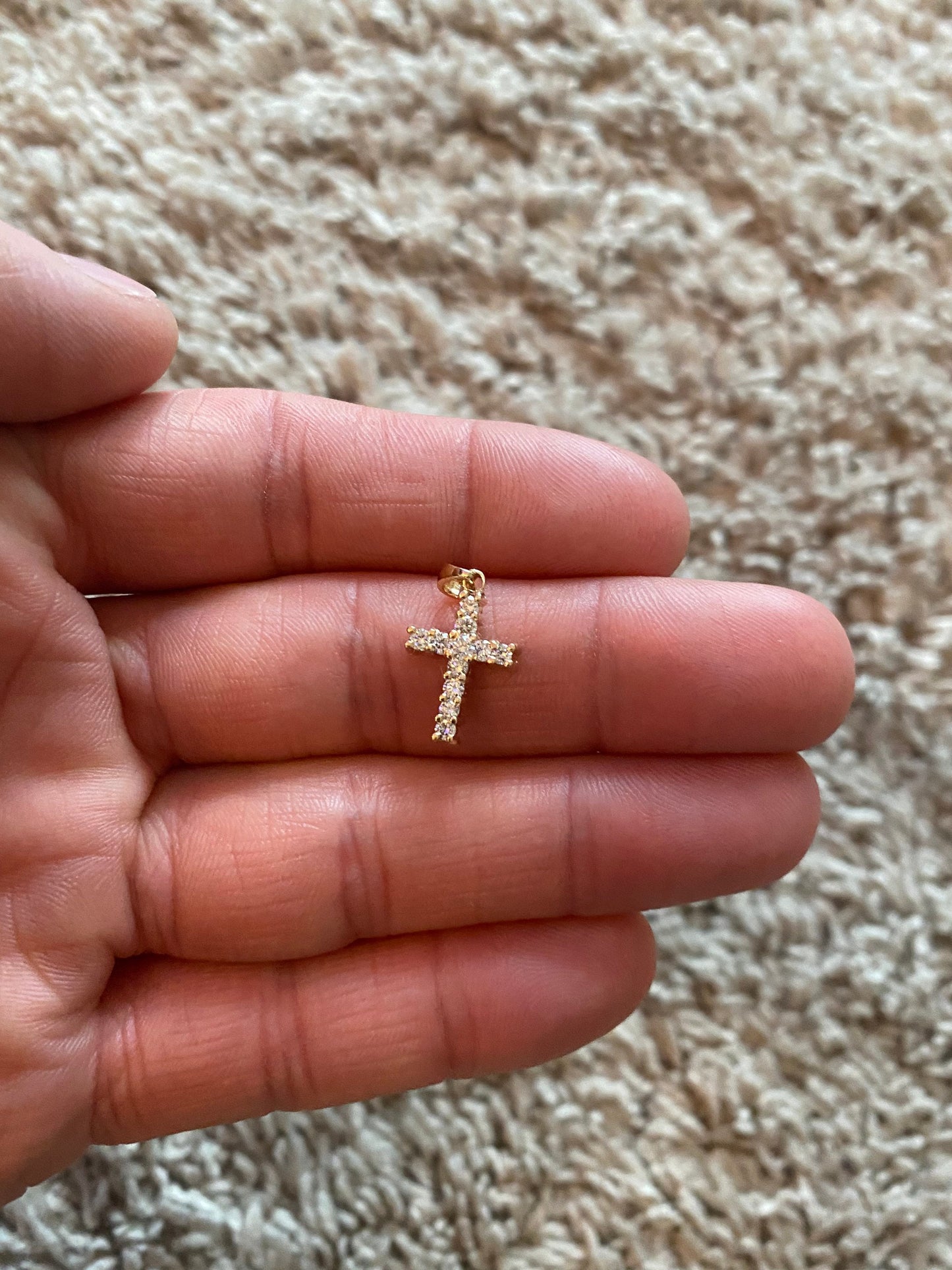 Small Diamond Cross