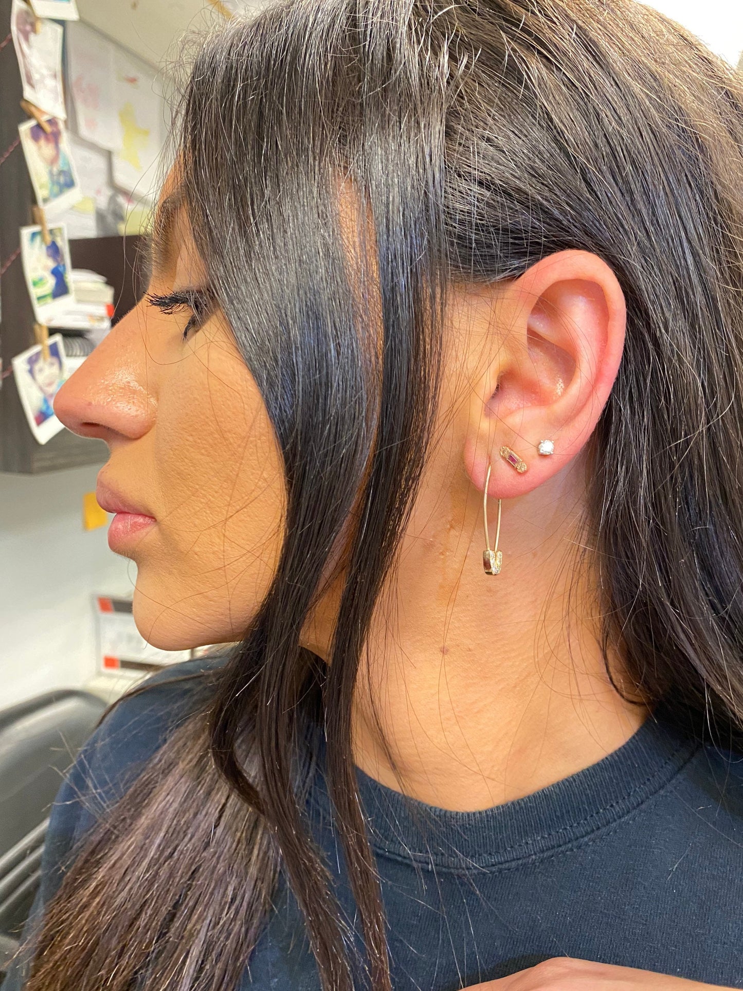 Safety Pin Earring