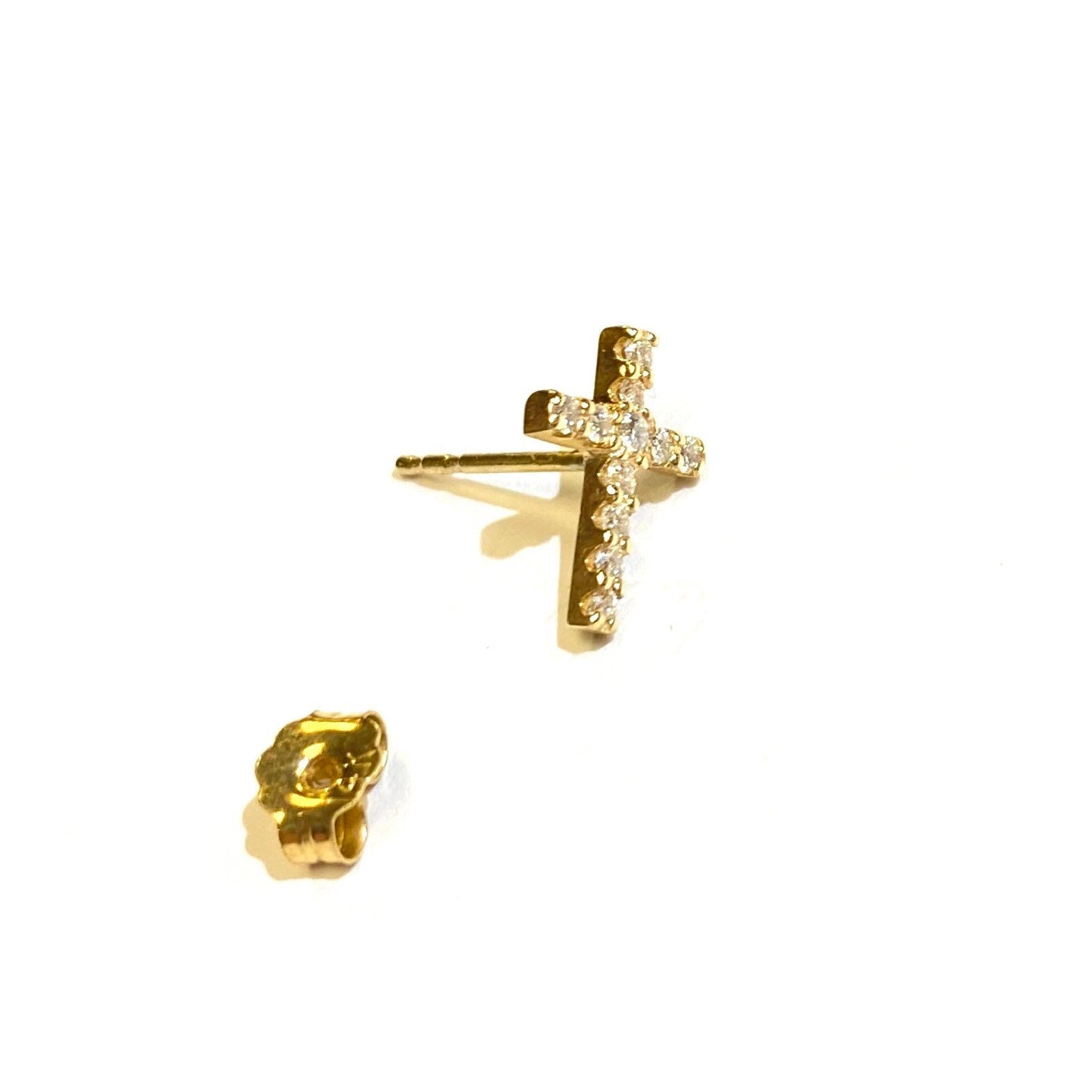 Diamond Cross Stud