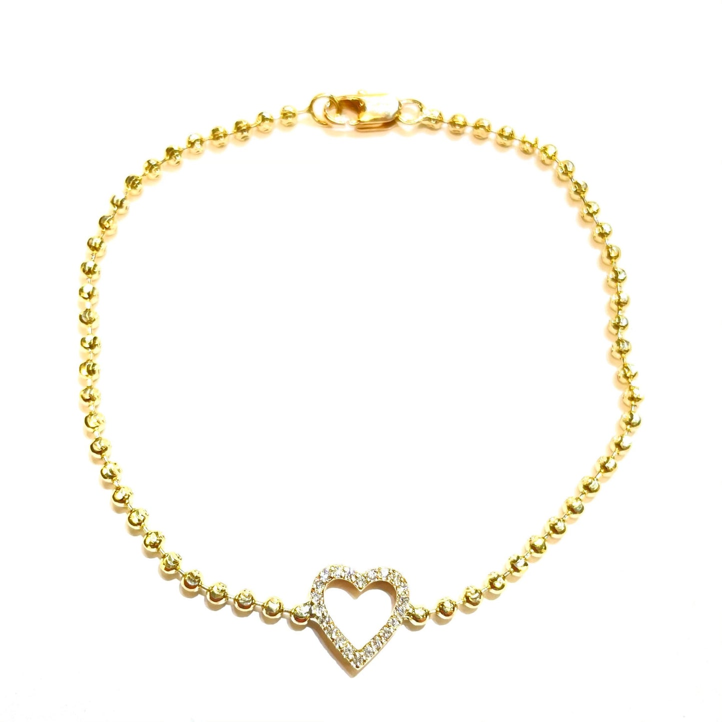 Diamond Heart Bracelet