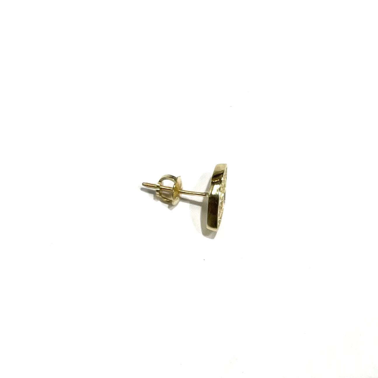 Diamond Evil Eye Stud