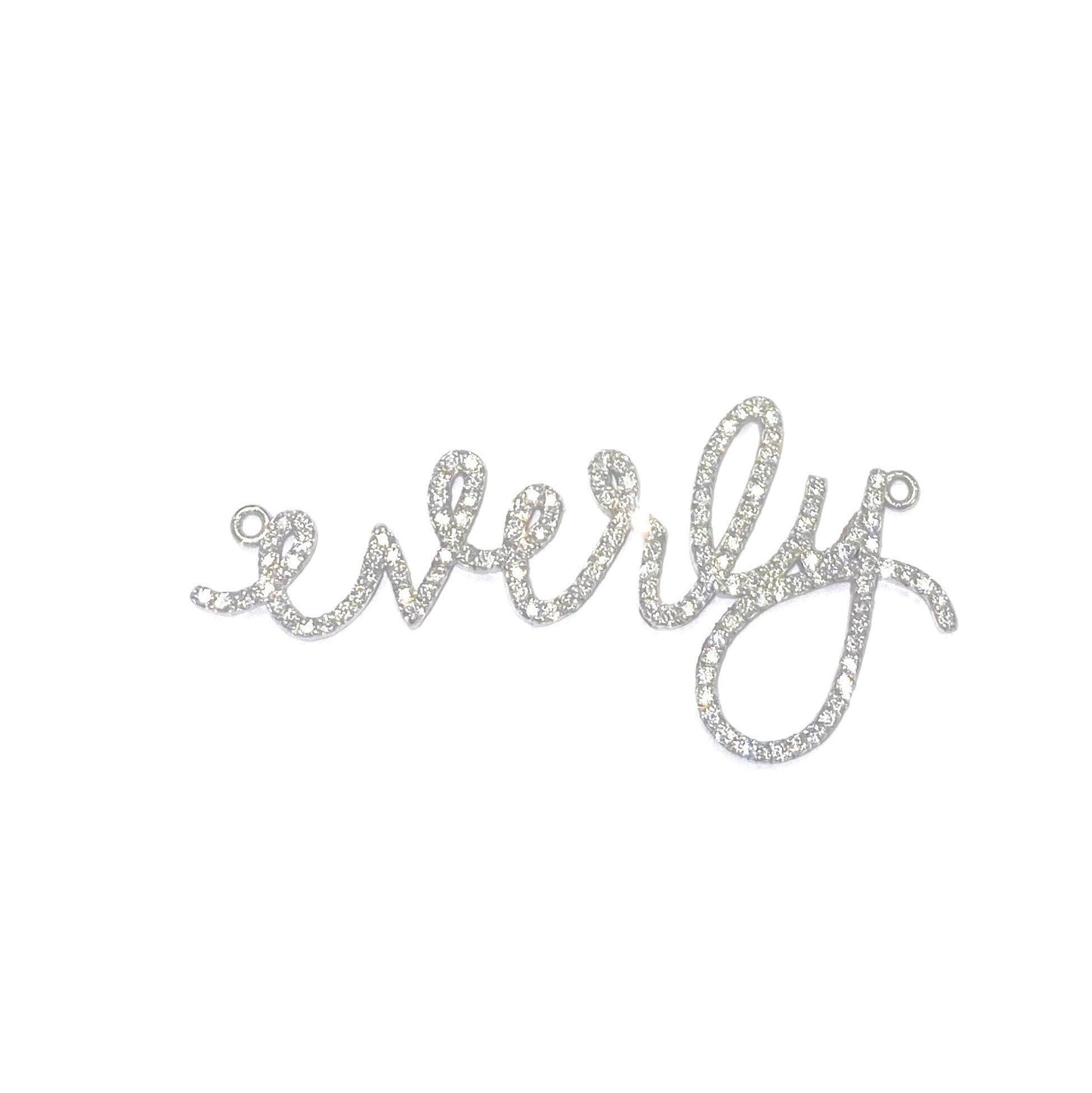 Custom Diamond Signature Name Necklace