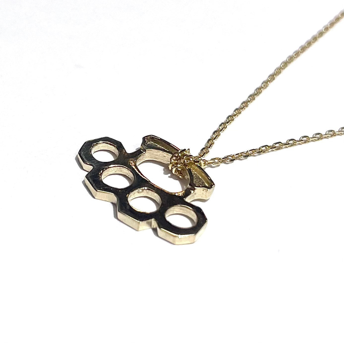 Mini Gold Knuckle Pendant