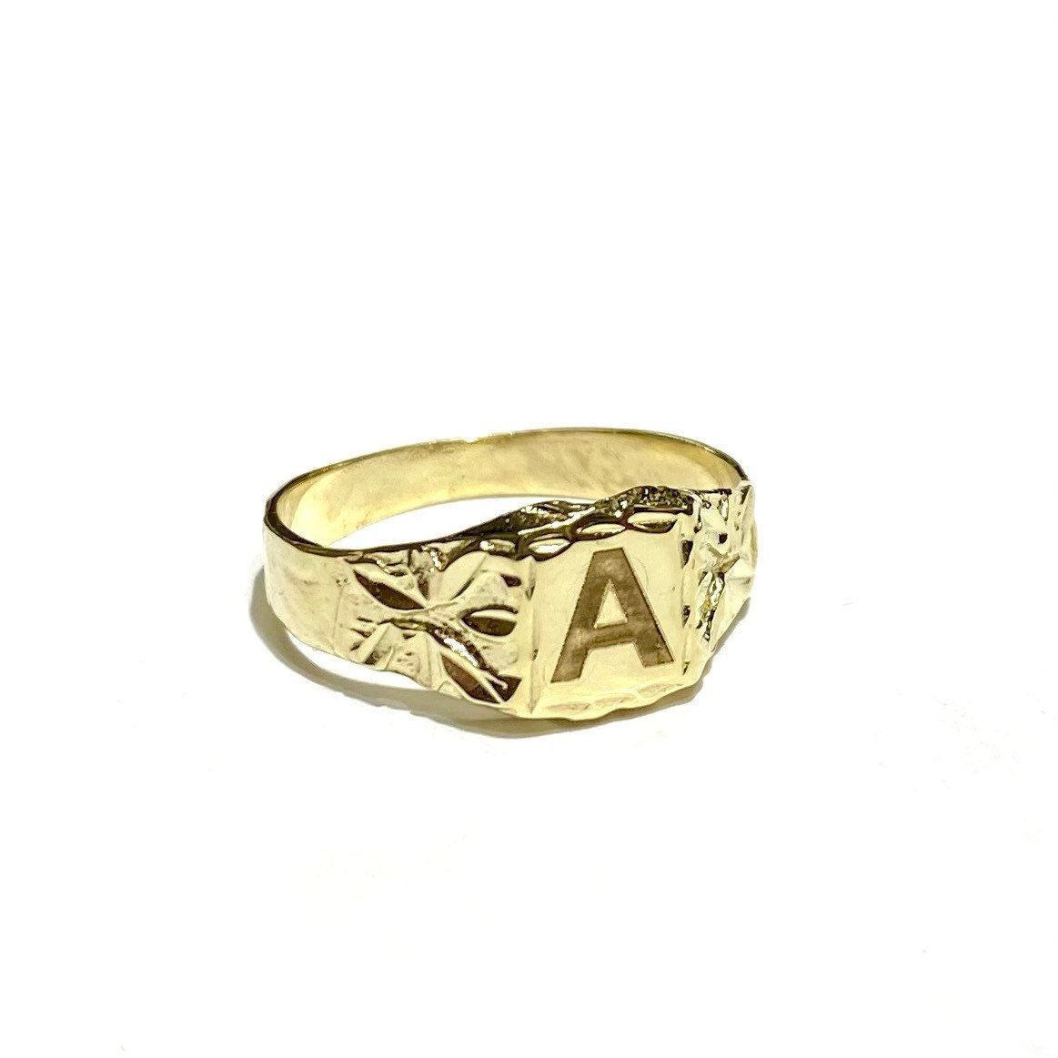 Initial Signet Ring