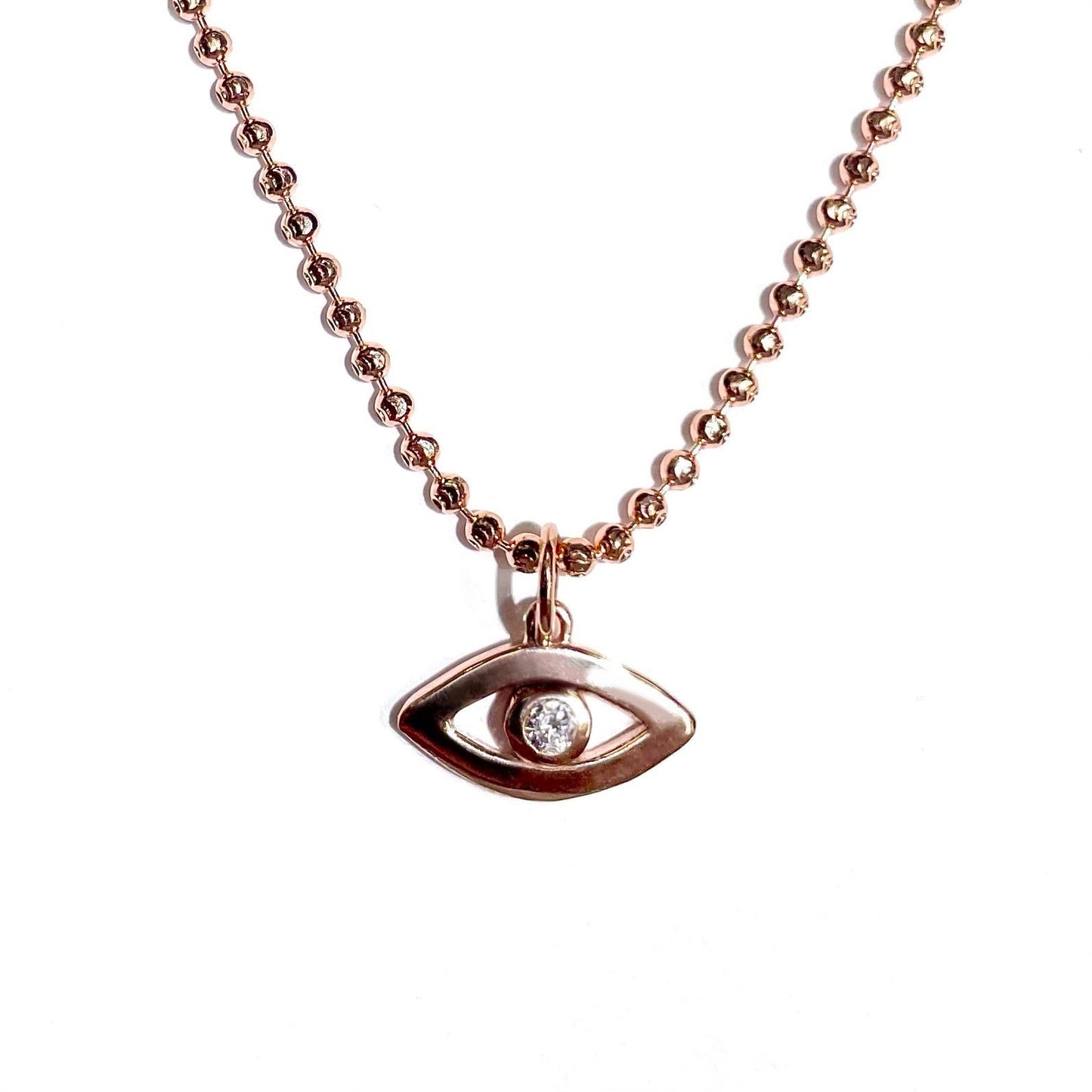 Single Diamond Evil Eye and Cassie Choker