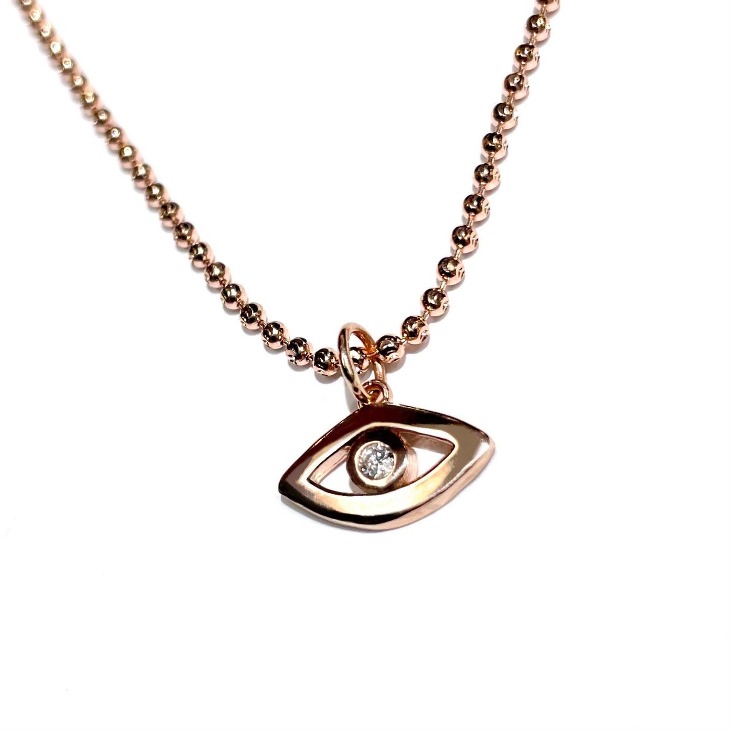 Single Diamond Evil Eye and Cassie Choker