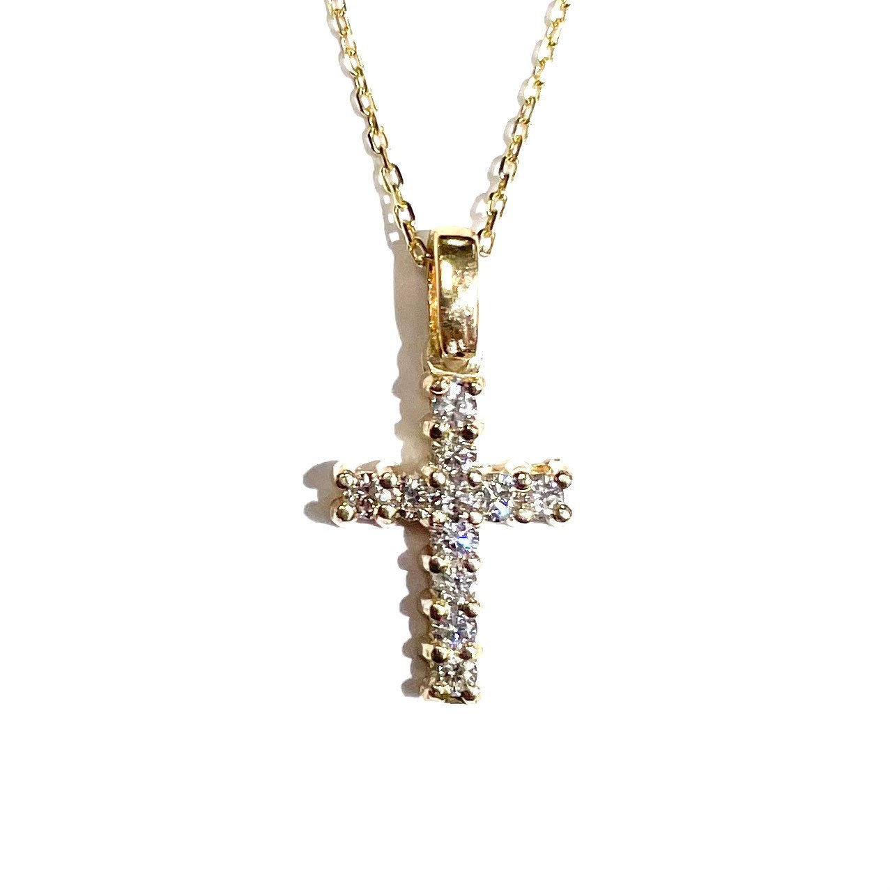 Small Diamond Cross