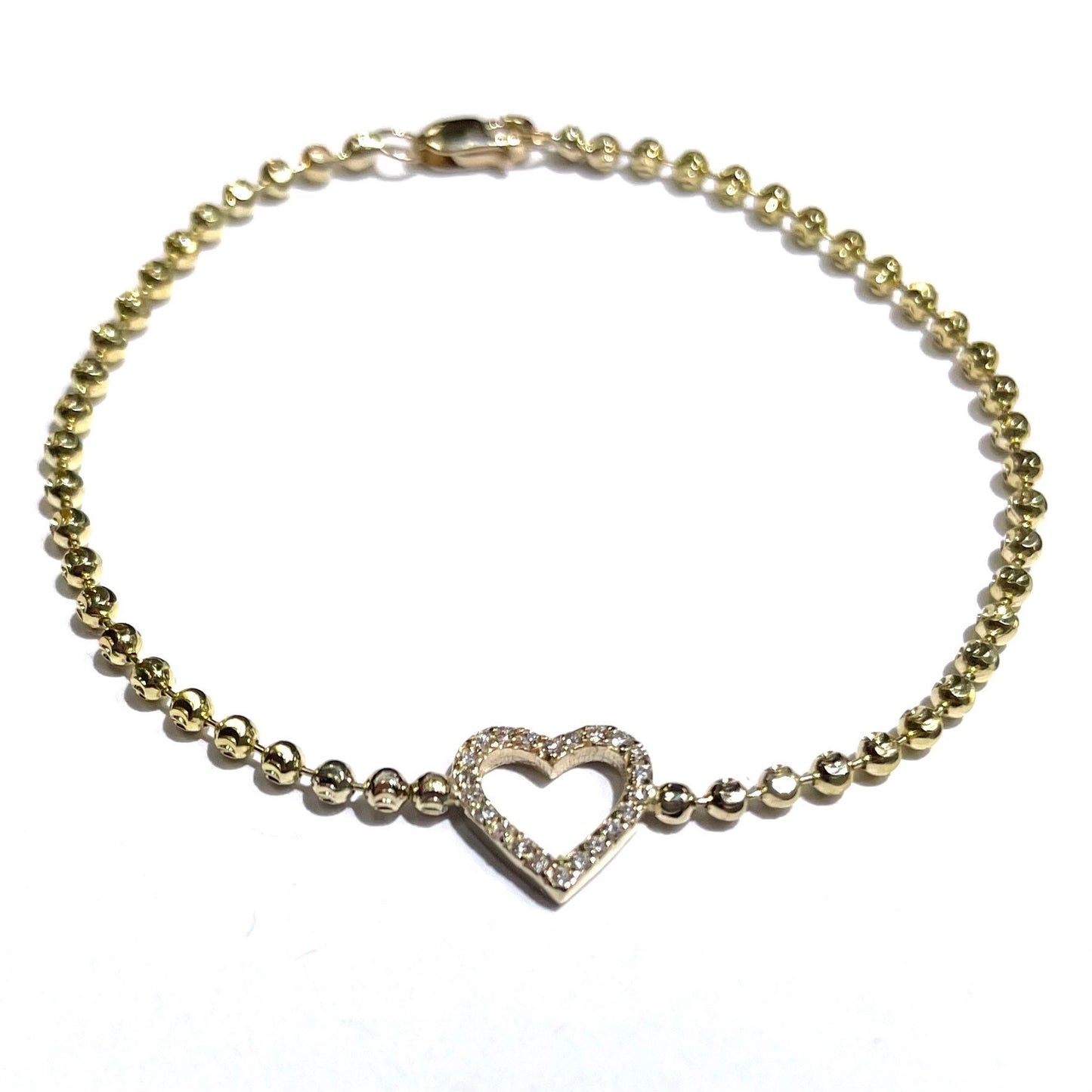 Diamond Heart Bracelet