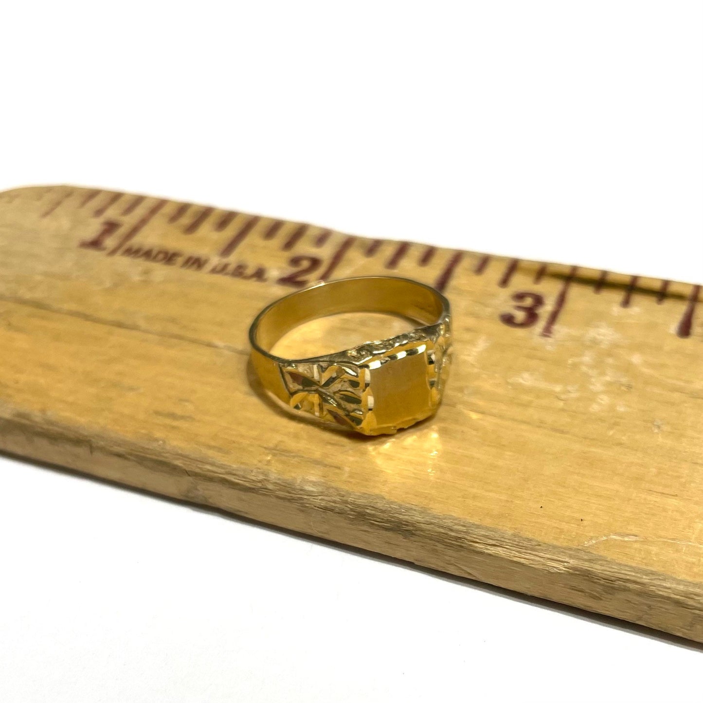 Initial Signet Ring