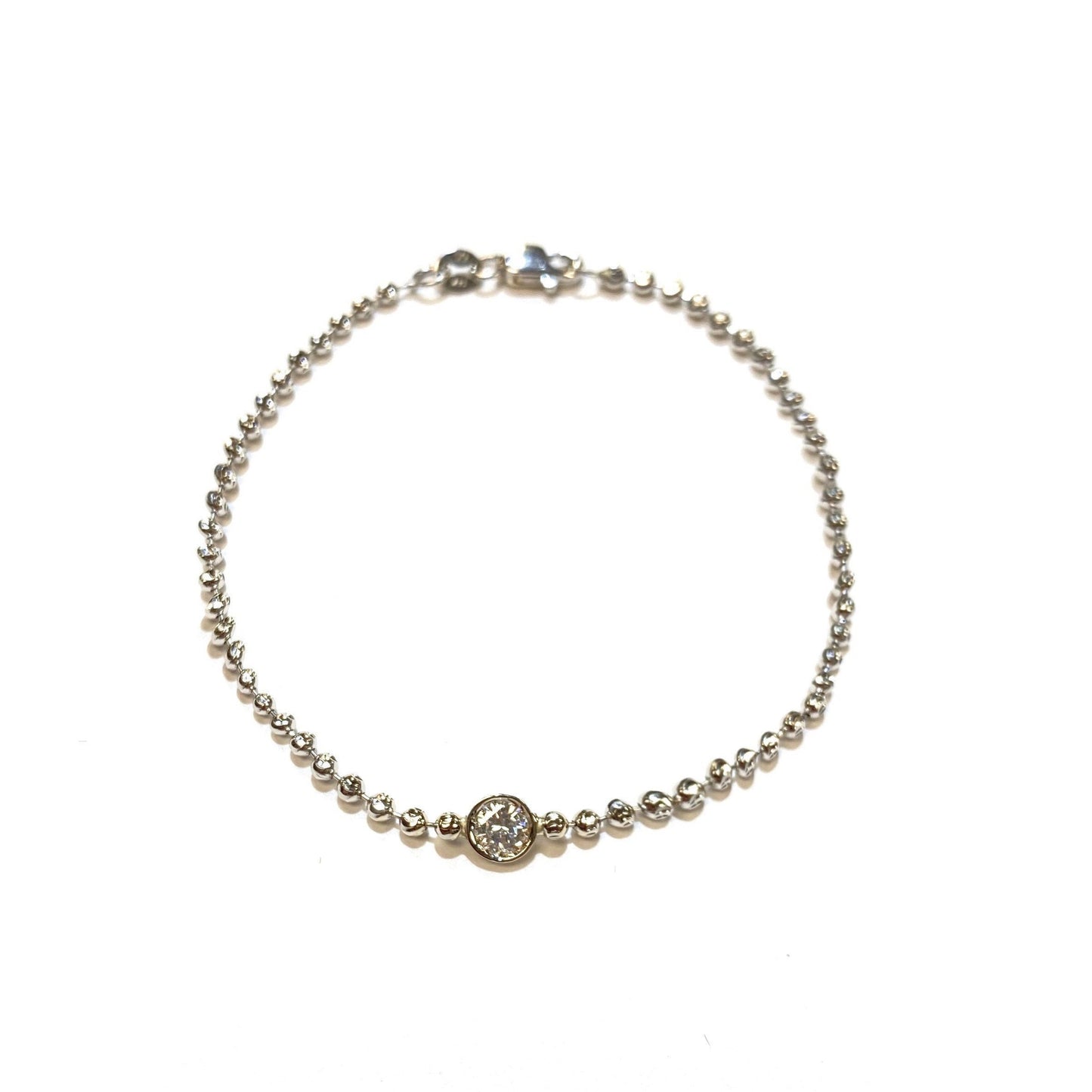 Solo Diamond Bezel Bracelet