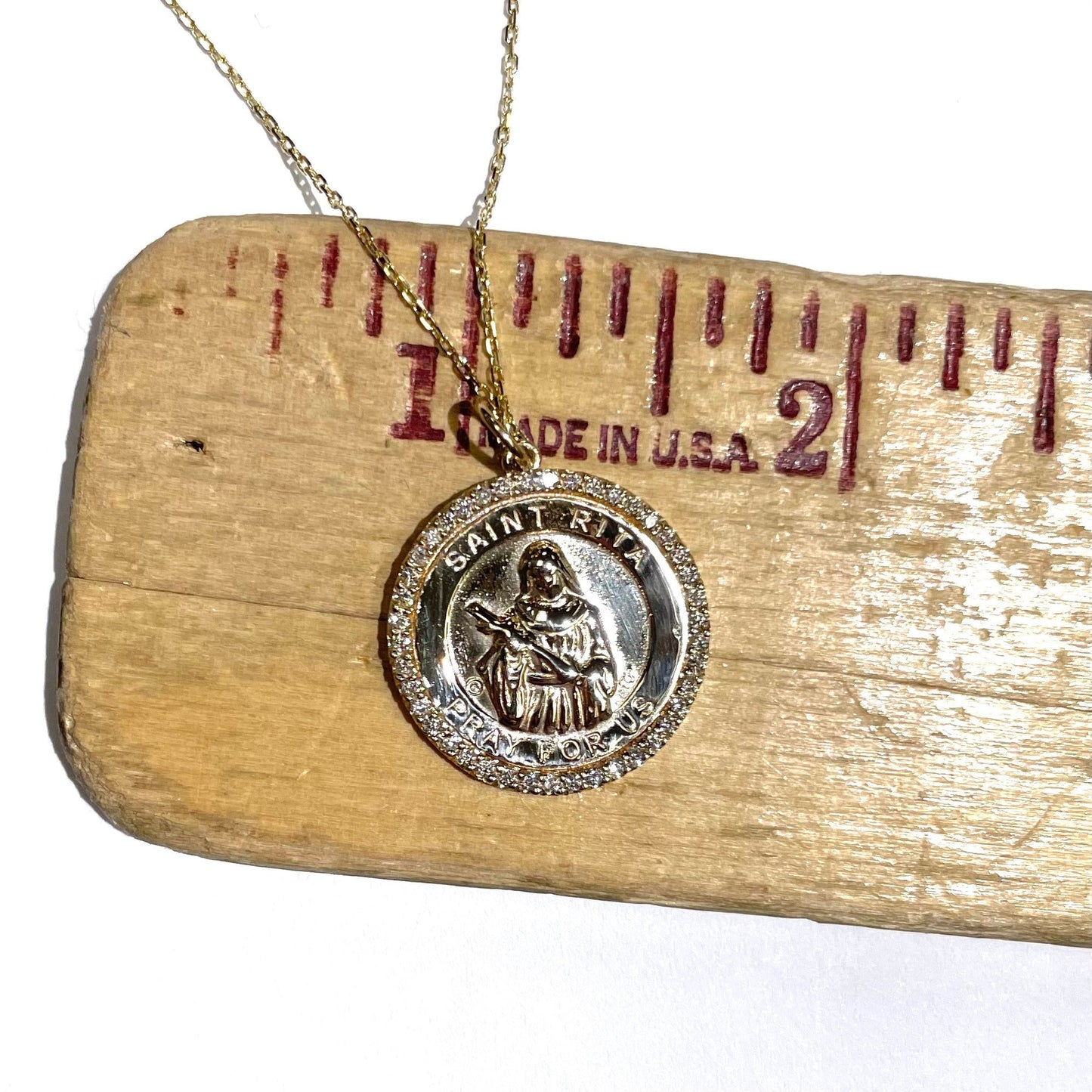 Diamond Saint Medallion