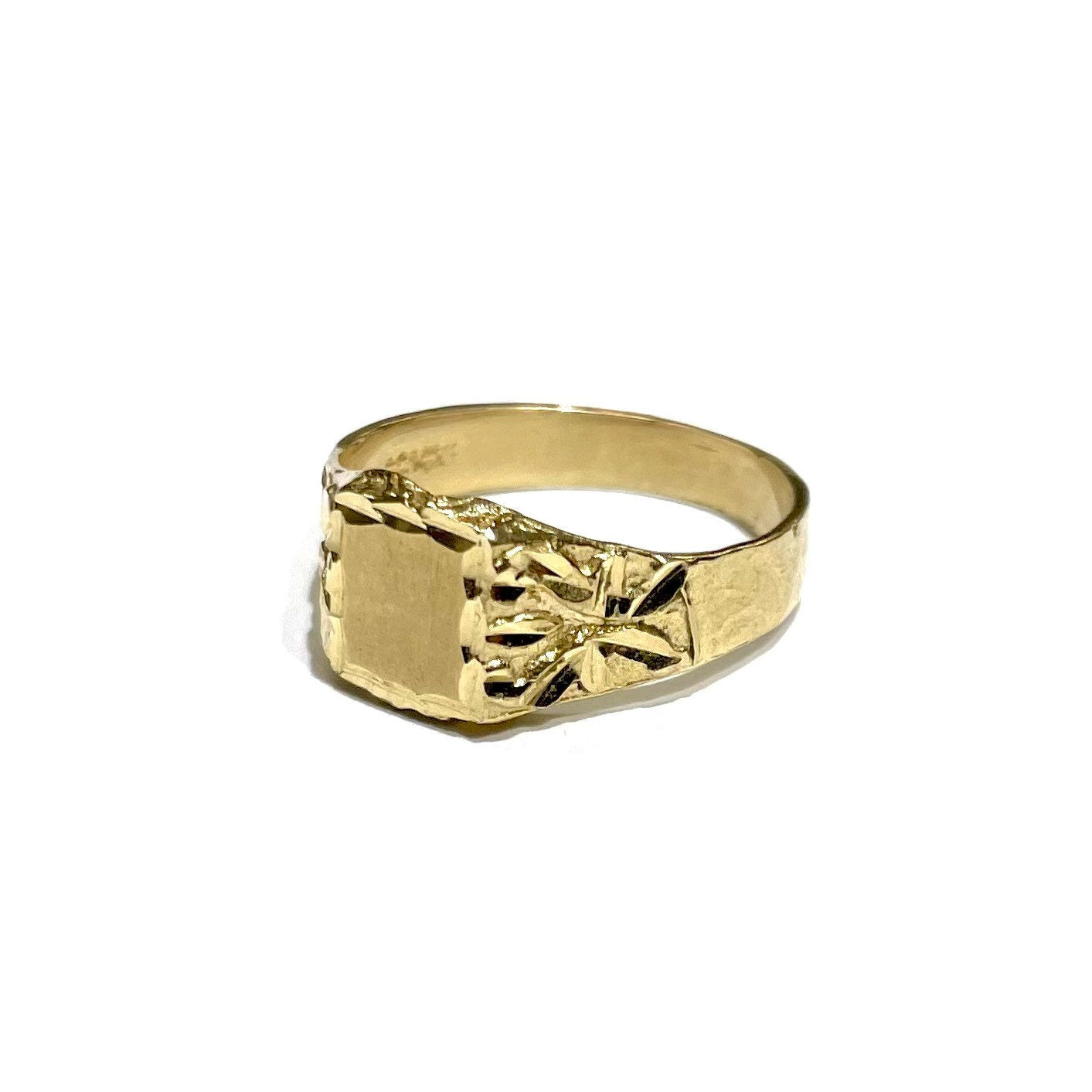 Initial Signet Ring