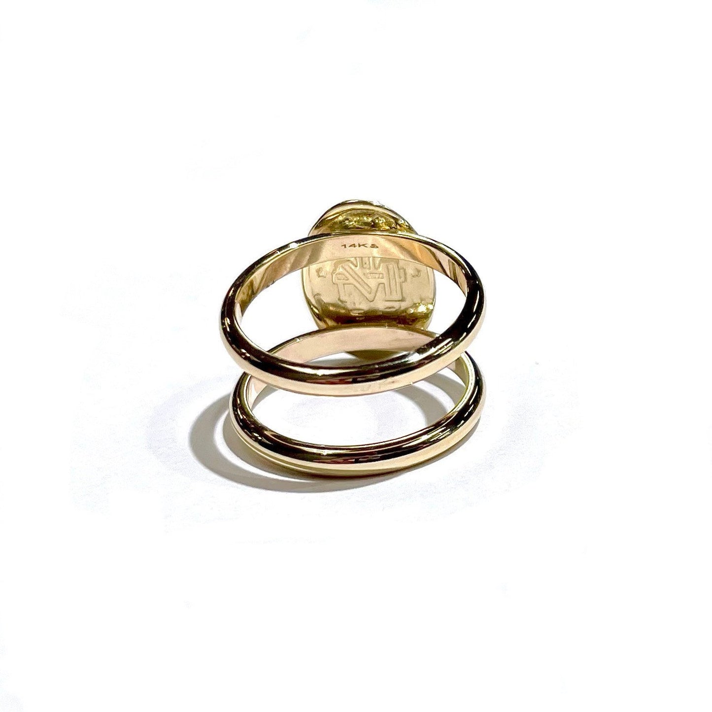 Double Band Virgin Mary Ring