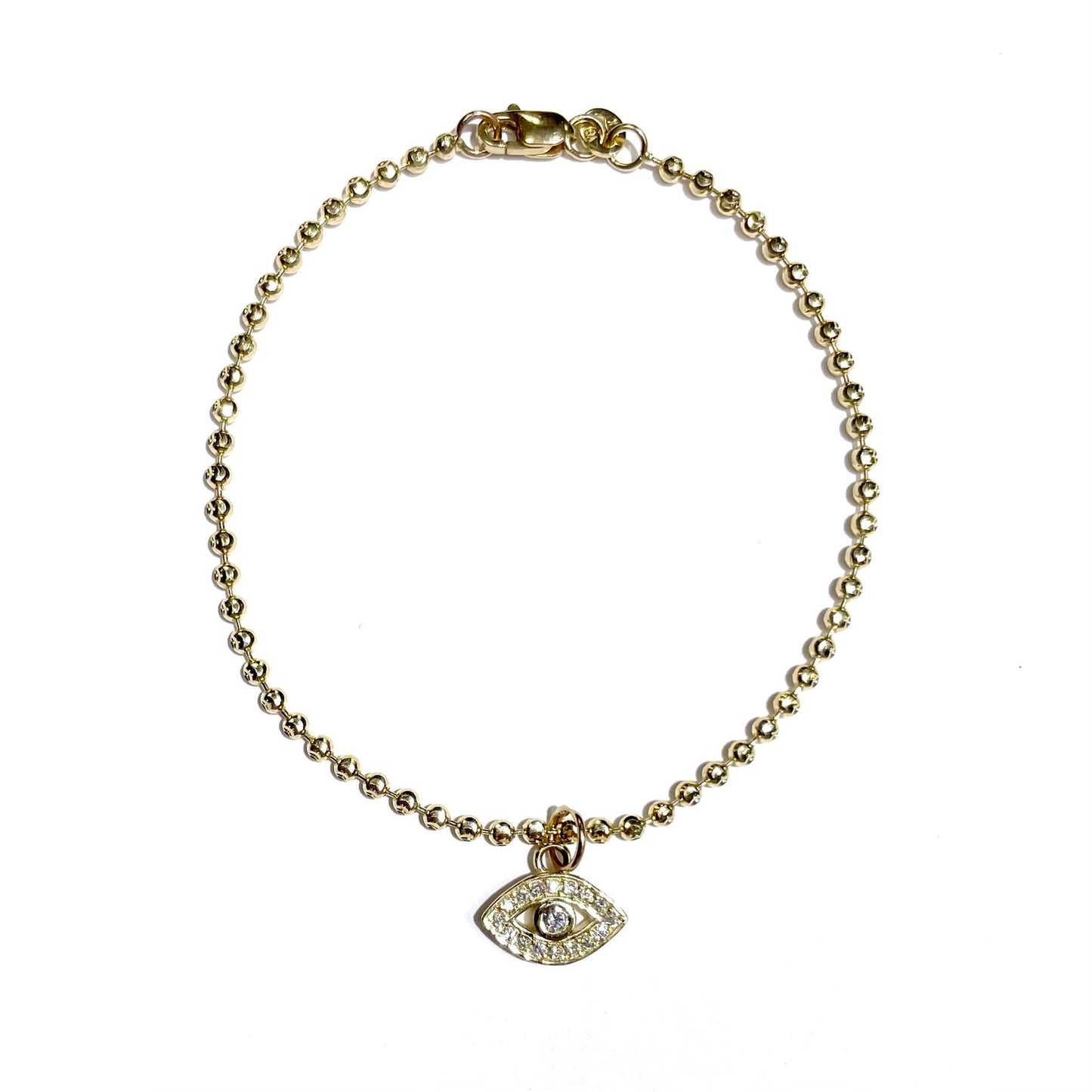 Diamond Evil Eye and Cassie Anklet