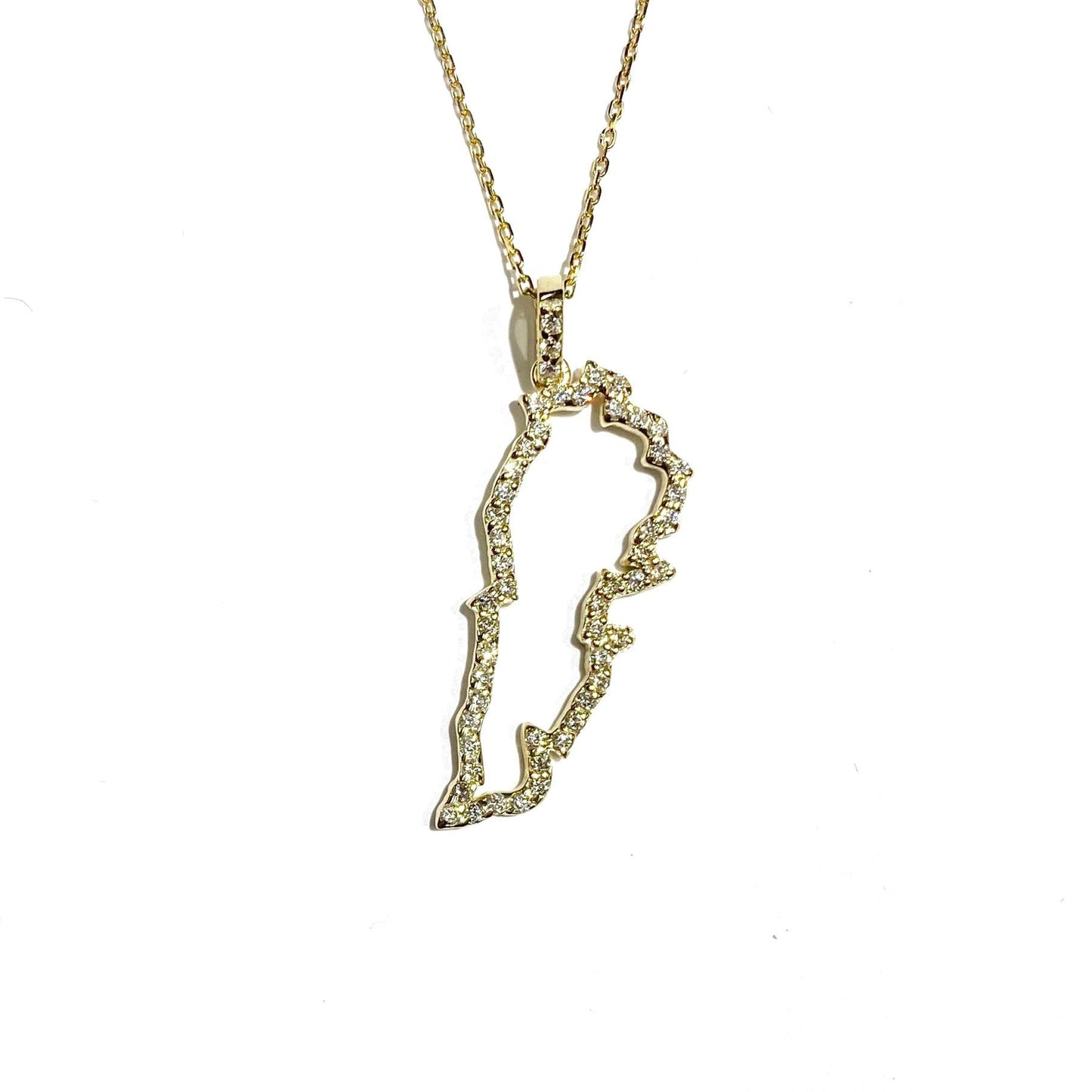 Diamond Outline of State/Country