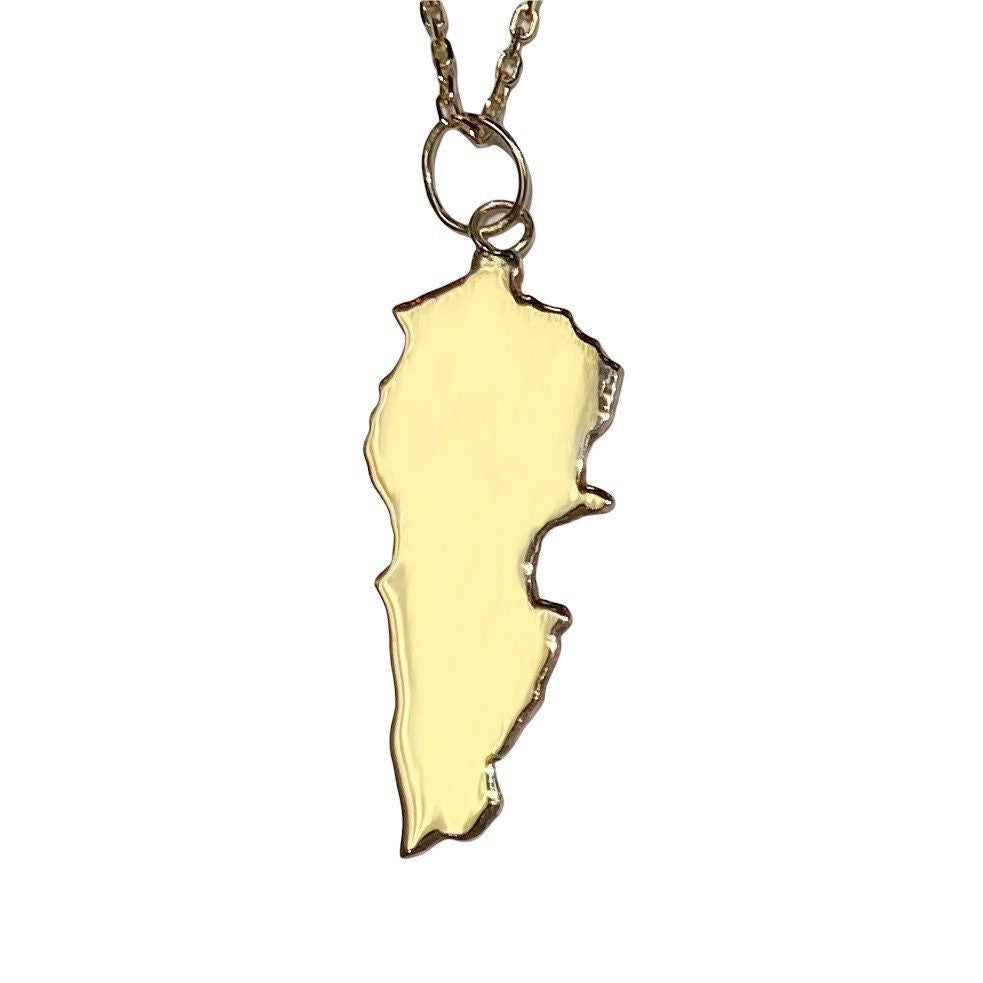 Map of Country/State Pendant