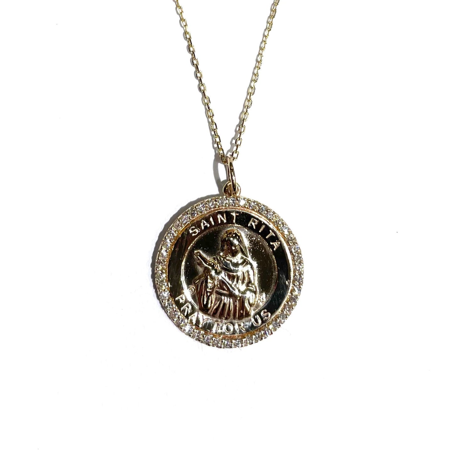 Diamond Saint Medallion