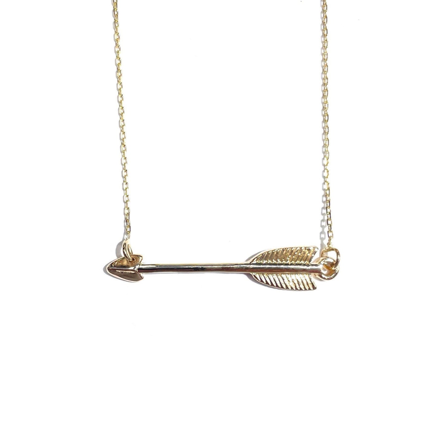 Sideways Arrow Necklace