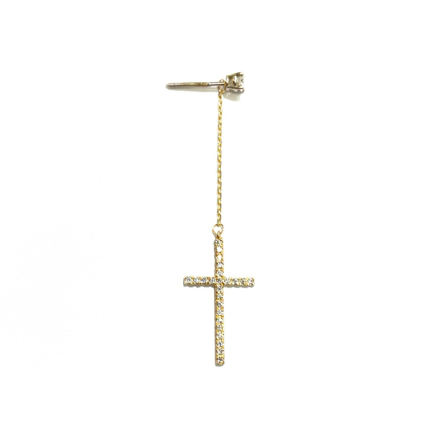 Diamond Cross Earring Enhancer