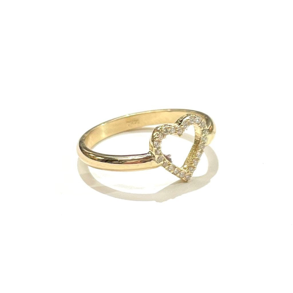 Diamond Heart Ring