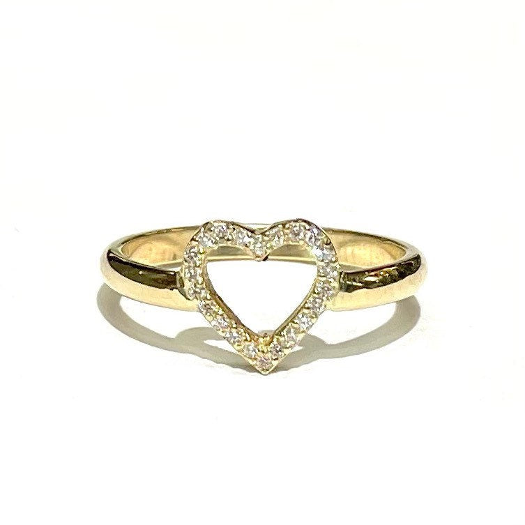 Diamond Heart Ring