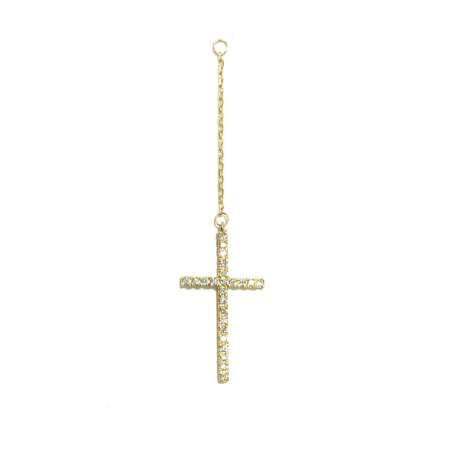 Diamond Cross Earring Enhancer