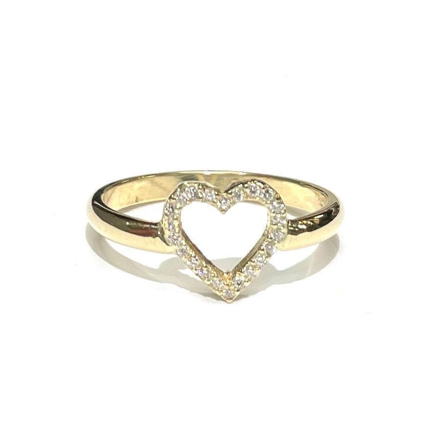 Diamond Heart Ring