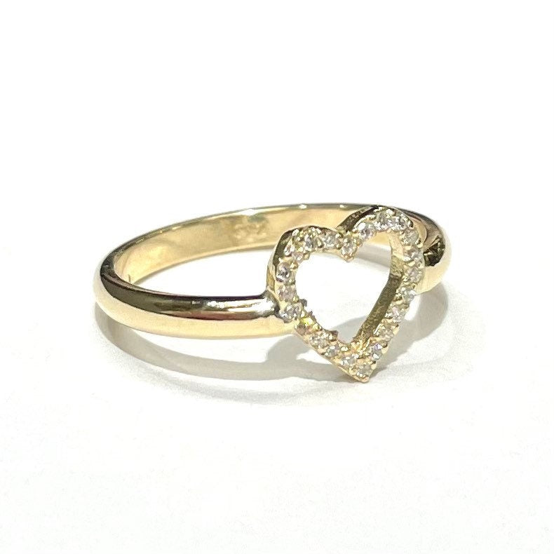 Diamond Heart Ring