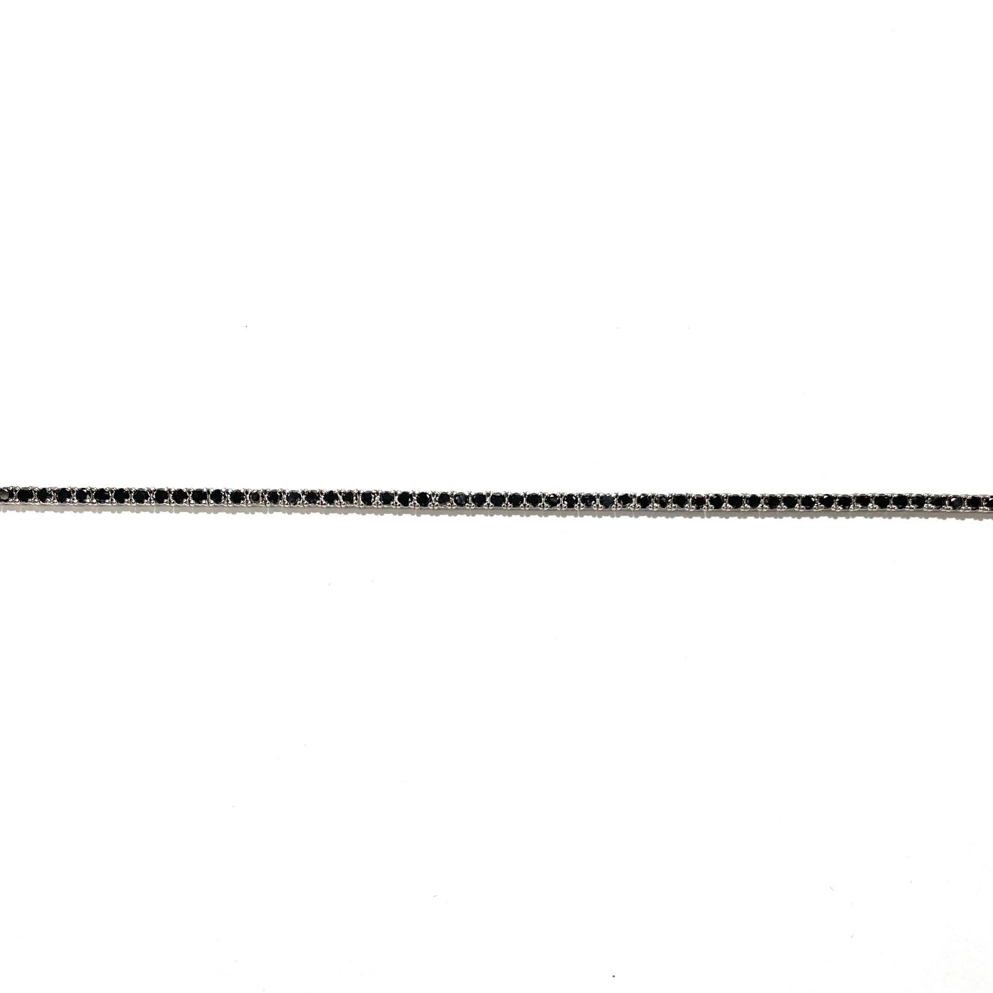 Black Diamond Micro Tennis Bracelet