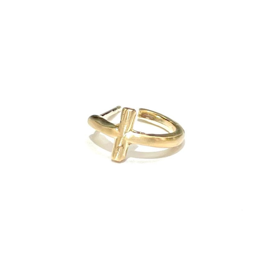 Cross Huggie Earring