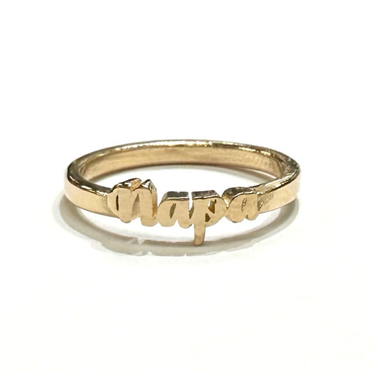 Custom Name Ring