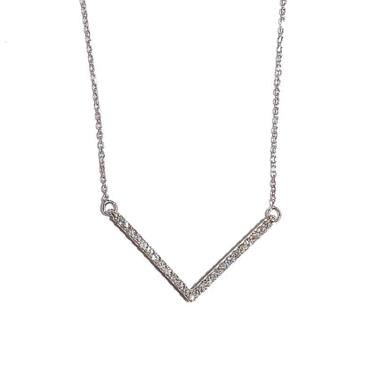 Diamond V Necklace