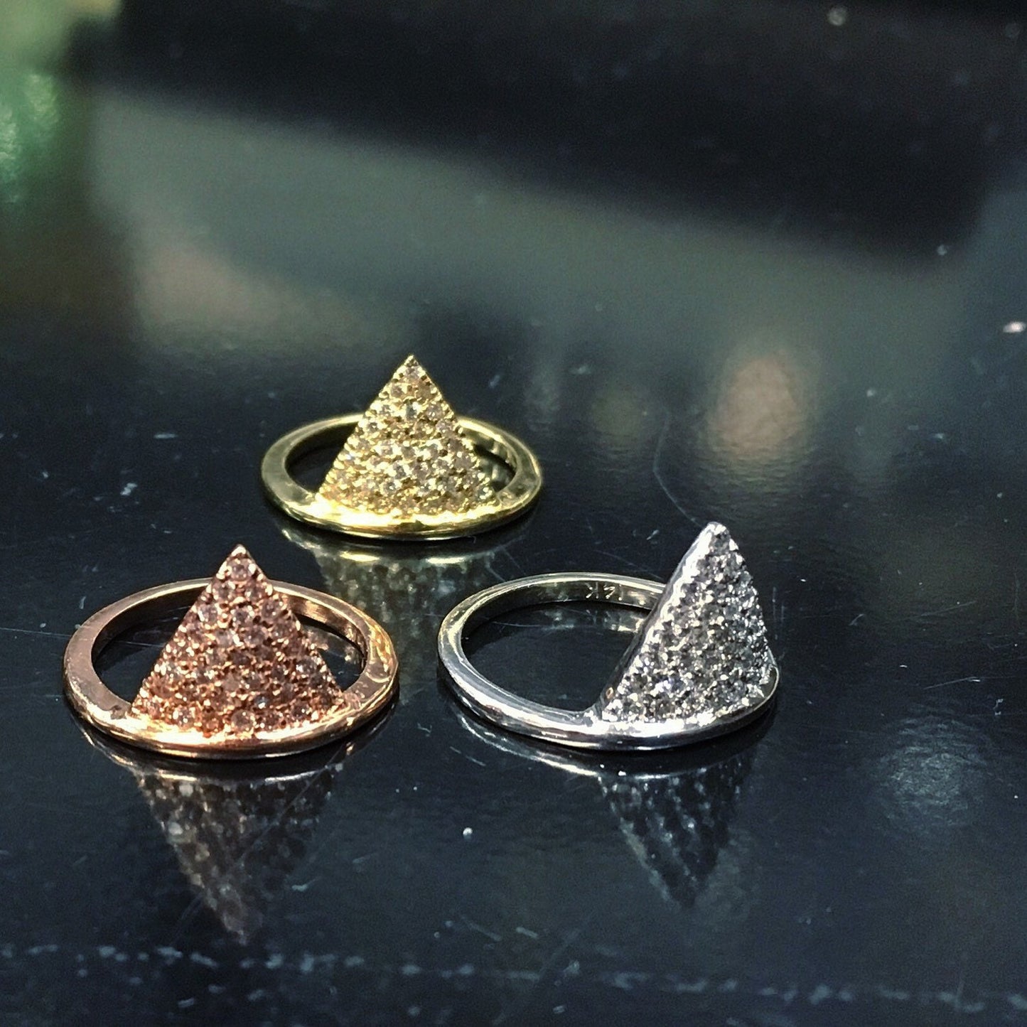 Diamond Spike Ring