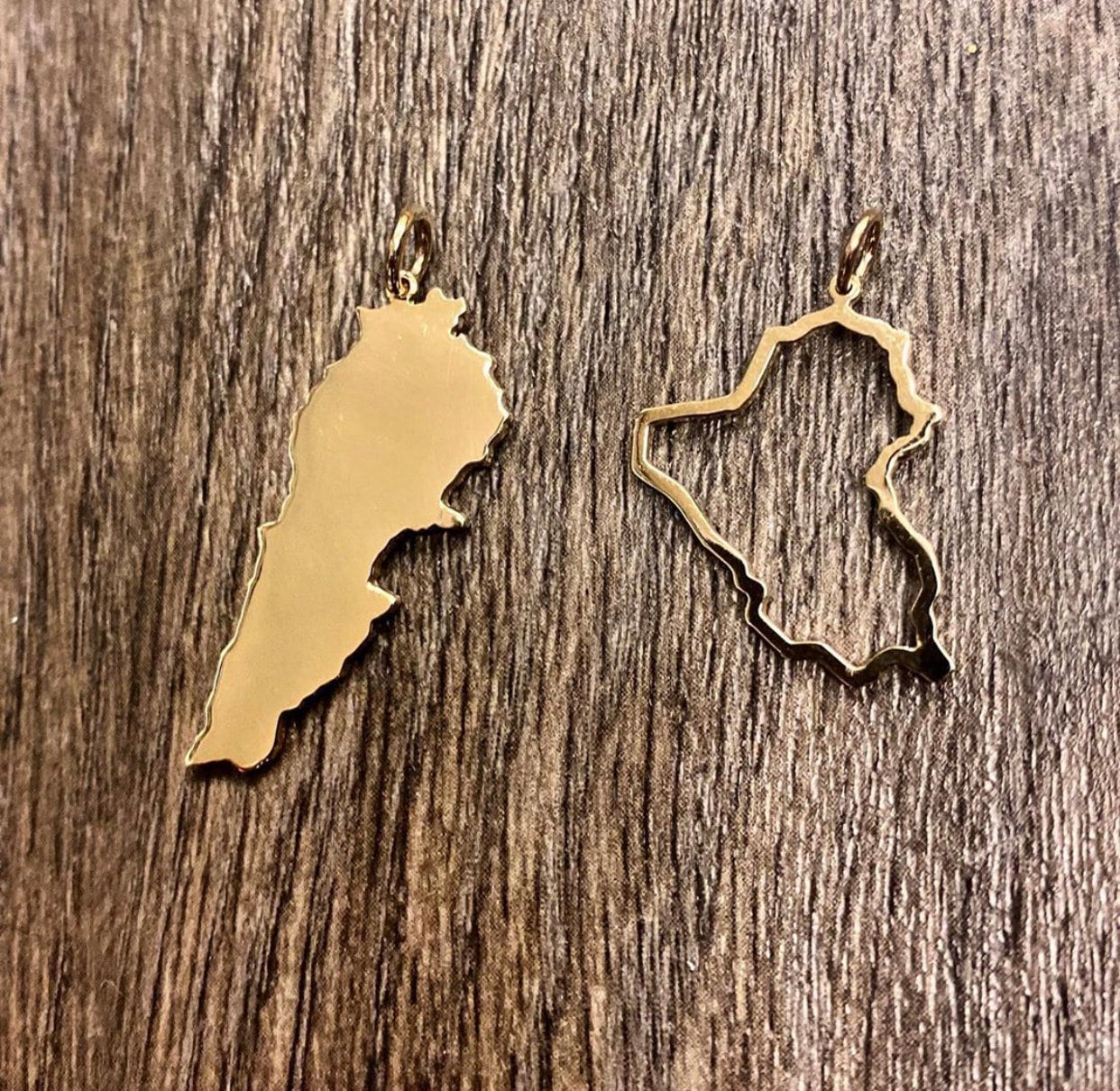Map of Country/State Pendant
