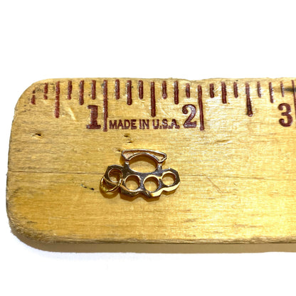 Mini Gold Knuckle Pendant
