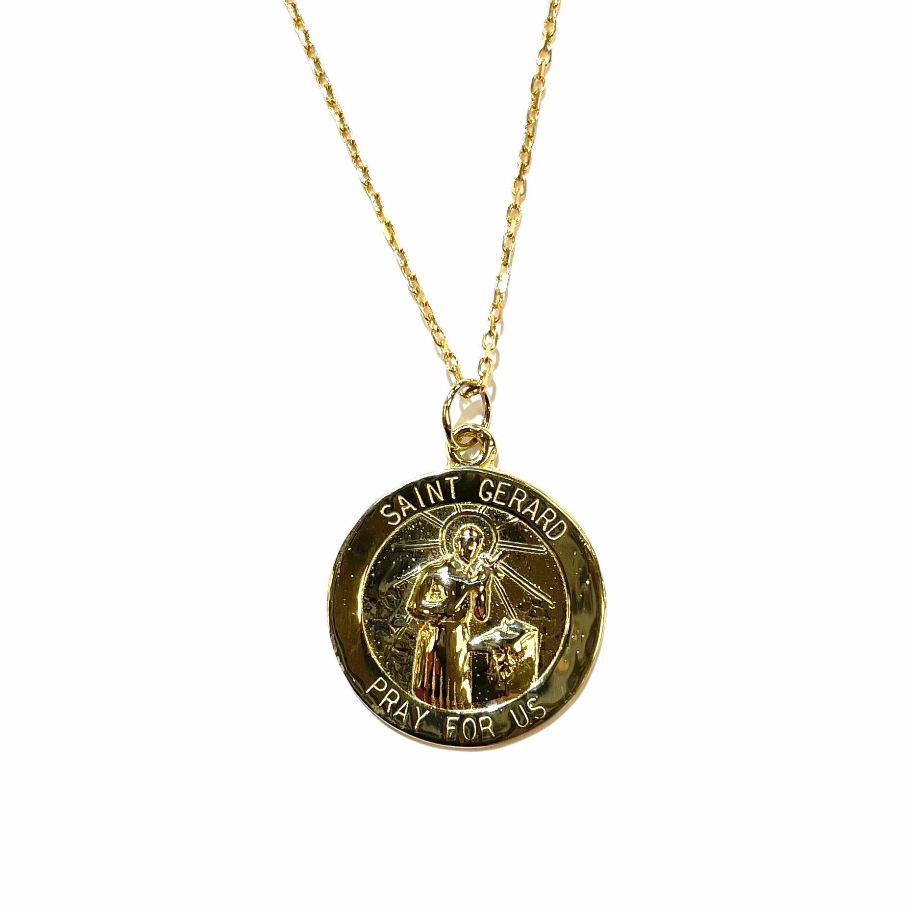 Saint Gerard Necklace Gerard Medal, Patron Saint Of Mothers