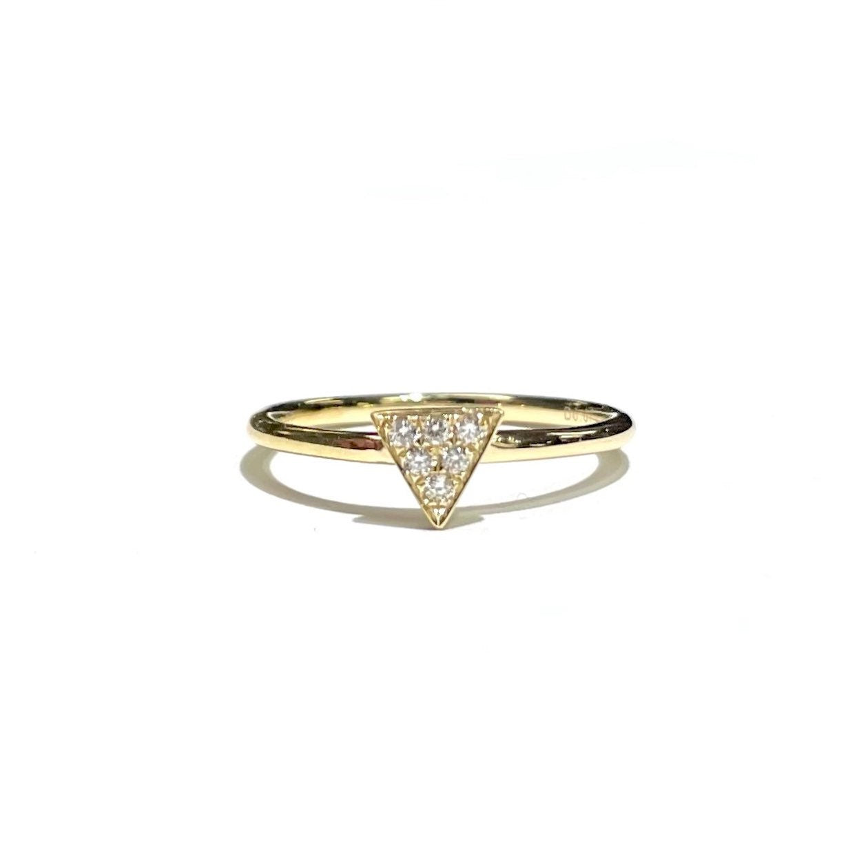 Diamond Triangle Ring