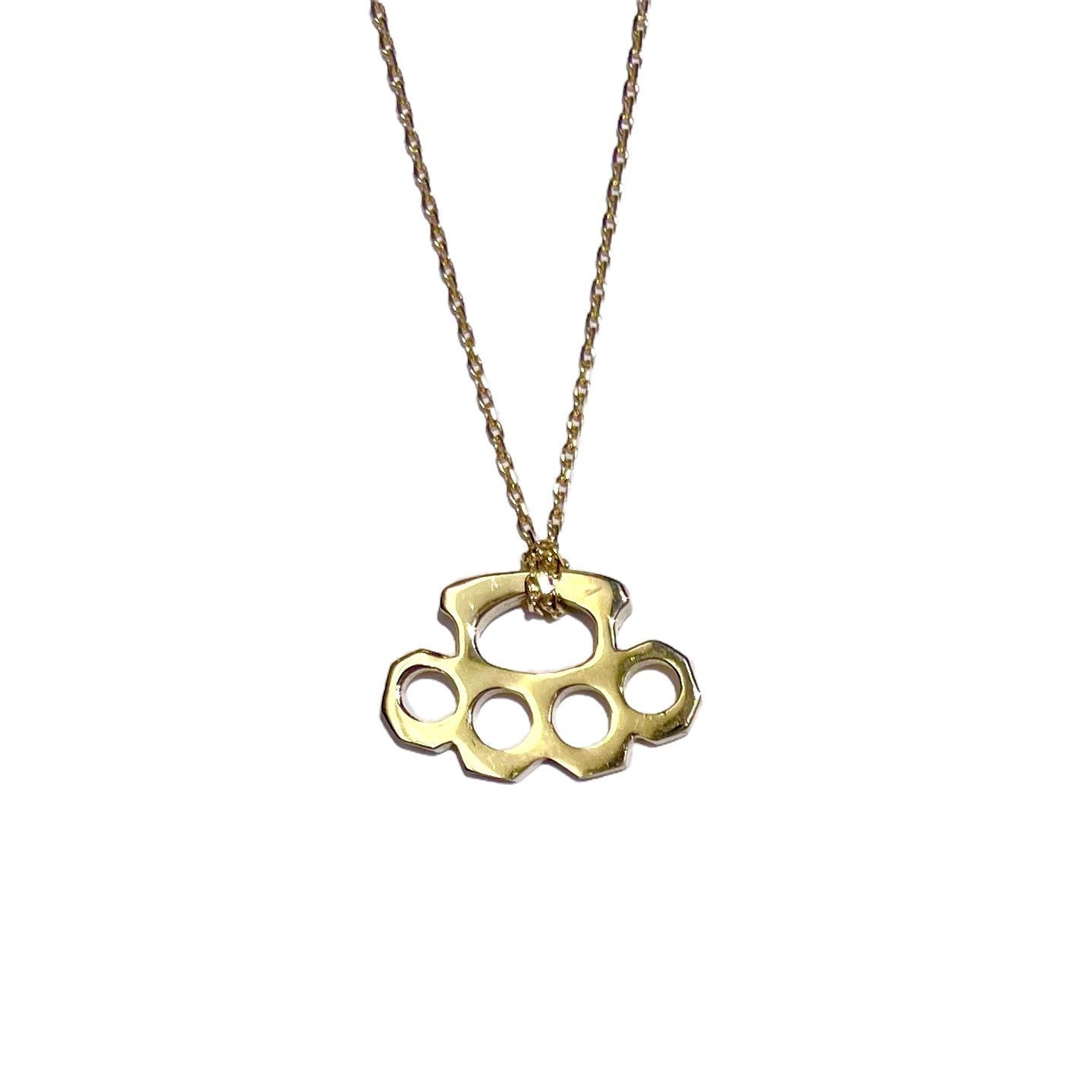 Mini Gold Knuckle Pendant