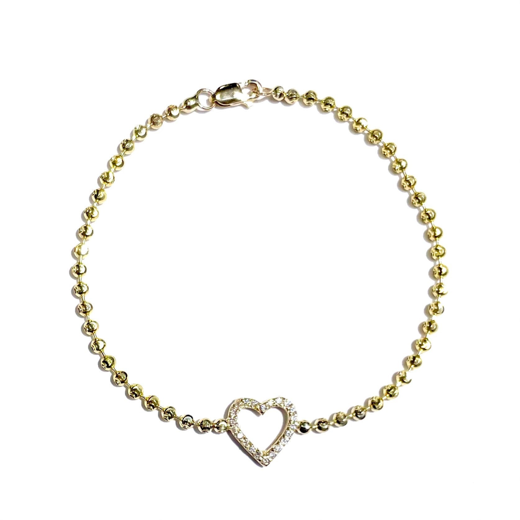 Diamond Heart Bracelet – George the Jeweler