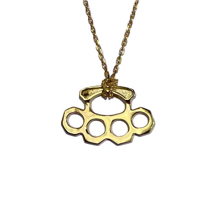 Mini Gold Knuckle Pendant